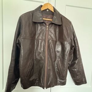Men's Brown Leather Jacket